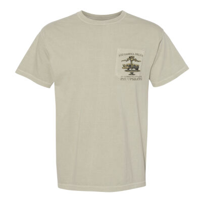 Pig Dinner  - Garment Dyed Heavyweight Ringspun Short Sleeve Shirt with a Pocket Thumbnail